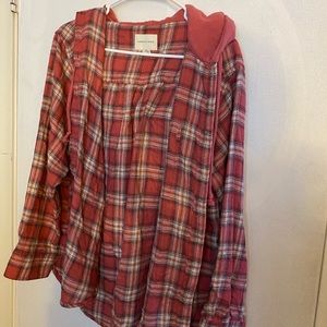 American Eagle flannel/sweatshirt